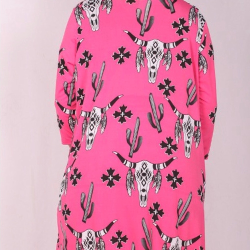 NWT Southern Stitch Cactus & Bull Head Cardigan - Picture 5 of 5